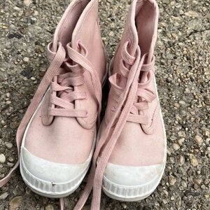 SO girls chunky sole canvas Hightops Pink size 2